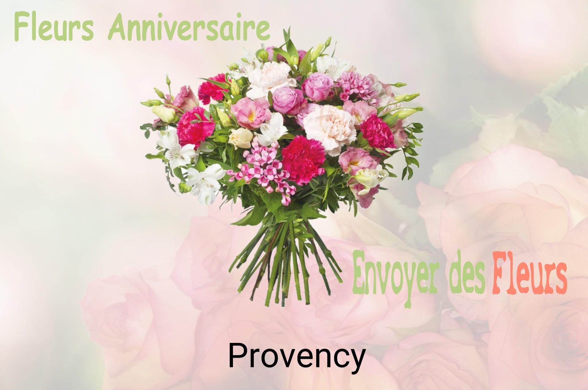 Bouquet de fleurs d’anniversaire livré à Provency